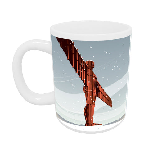 Angel of the North Winter Mug