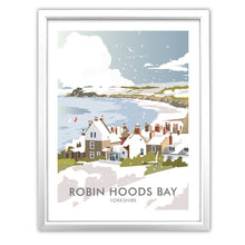 Load image into Gallery viewer, Robin Hoods Bay Winter Art Print