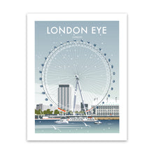 Load image into Gallery viewer, London Eye Winter Art Print