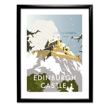 Load image into Gallery viewer, Edinburgh Castle Winter Art Print