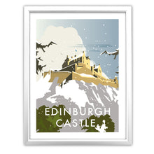 Load image into Gallery viewer, Edinburgh Castle Winter Art Print