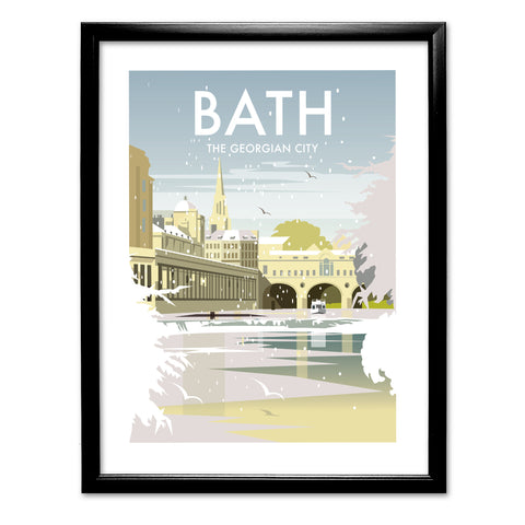 Bath Winter Art Print