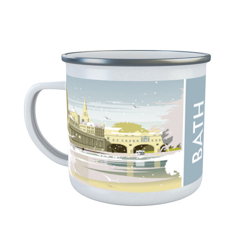 Bath Winter Enamel Mug