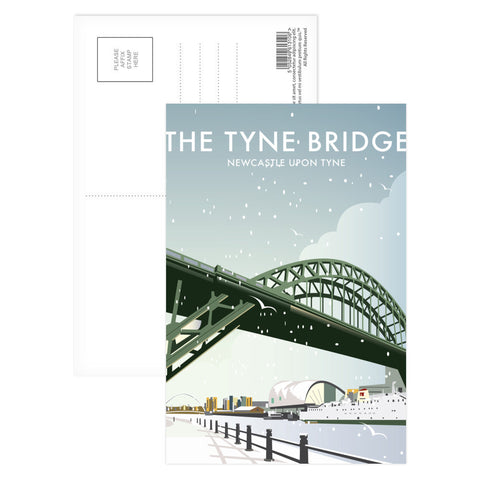 The Tyne Bridge Winter Postcard Pack of 8