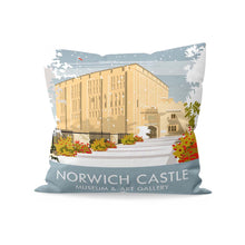 Load image into Gallery viewer, Norwich Castle Winter Cushion