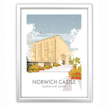 Load image into Gallery viewer, Norwich Castle Winter Art Print