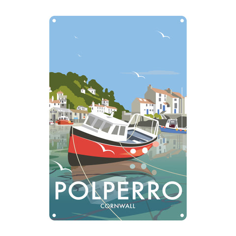 Polperro Metal Sign
