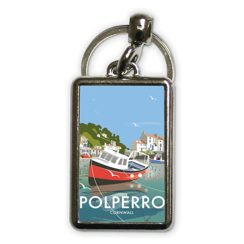 Polperro Metal Keyring
