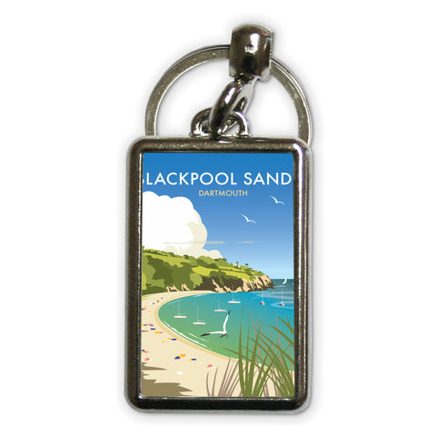 Blackpool Sands Metal Keyring