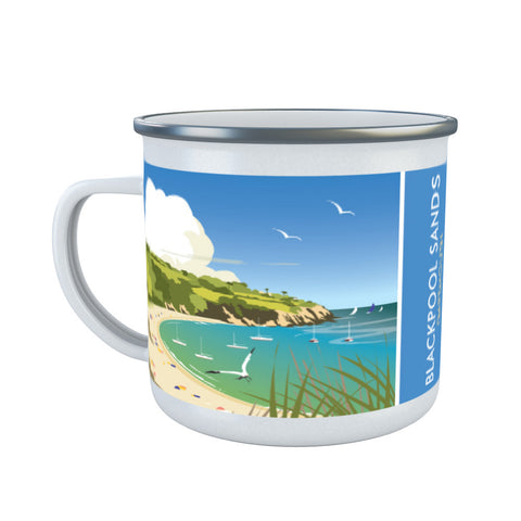 Blackpool Sands Enamel Mug