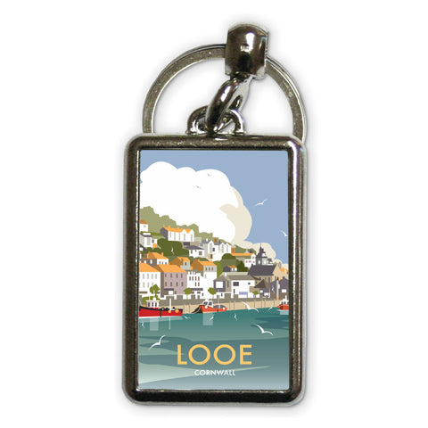 Looe Metal Keyring