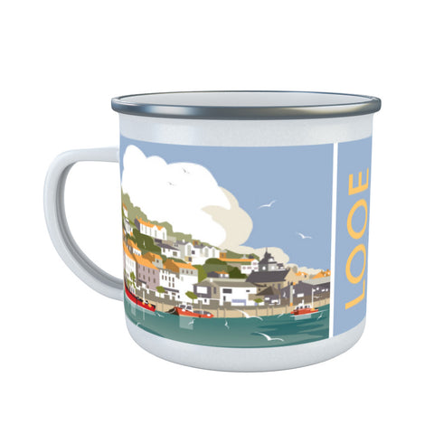 Looe Enamel Mug