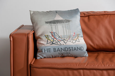 Eastbourne Bandstand Winter Cushion
