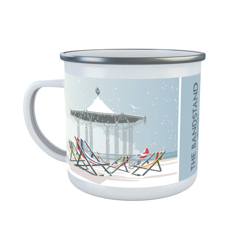 Eastbourne Bandstand Winter Enamel Mug