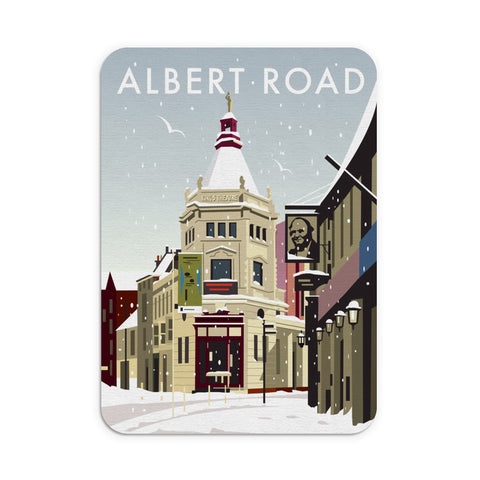 Albert Road Southsea Winter Mouse Mat