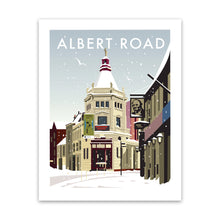 Load image into Gallery viewer, Albert Road Southsea Winter Art Print