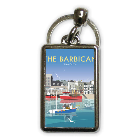 The Barbican Metal Keyring