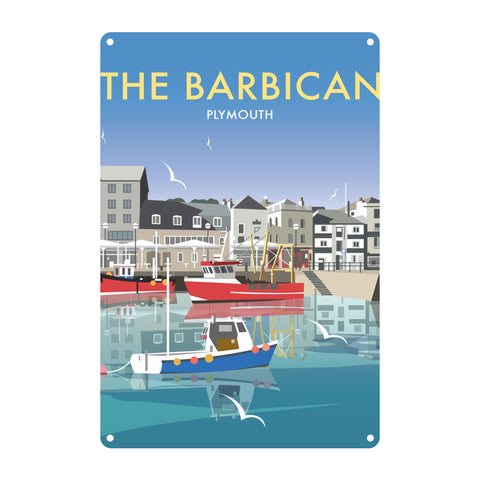 The Barbican Metal Sign