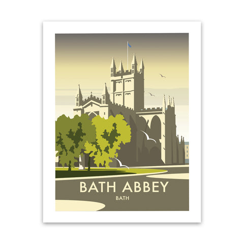 Bath Abbey Art Print