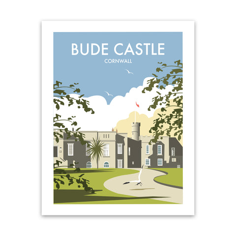 Bude Castle Art Print