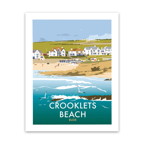 Crooklets Beach Art Print