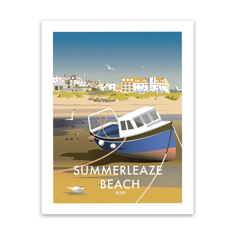 Summerleaze Beach Art Print