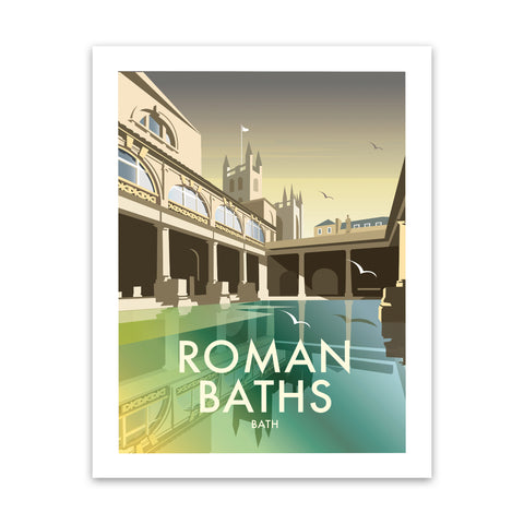 Roman Baths Art Print