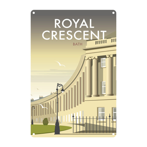 Royal Crescent Metal Sign