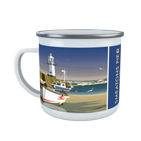 Smeatons Pier Enamel Mug