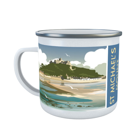 St Michaels Mount Enamel Mug
