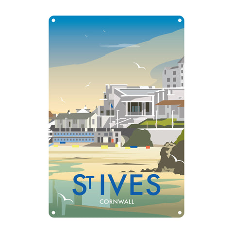 St Ives Metal Sign