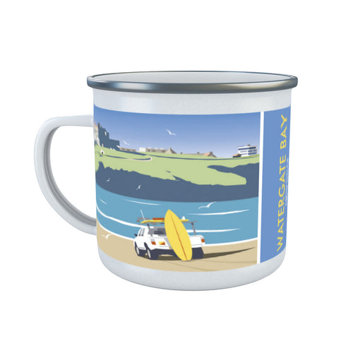 Watergate Bay Enamel Mug
