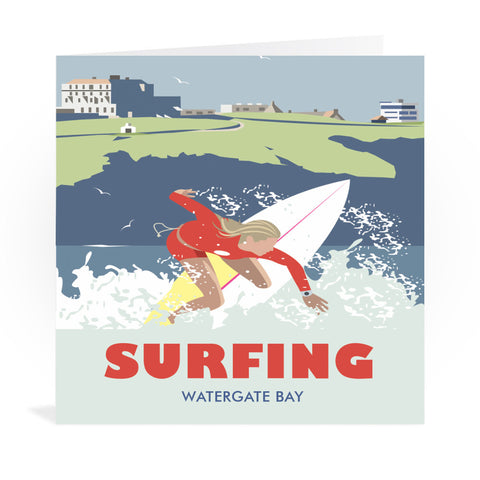 Watergate Bay Greeting Card