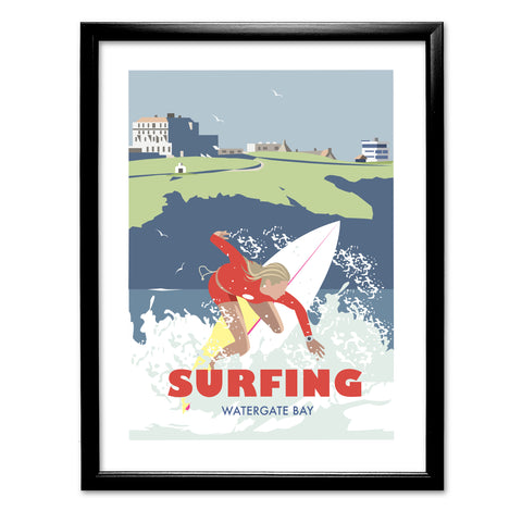 Watergate Bay Art Print