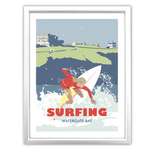 Load image into Gallery viewer, Watergate Bay Art Print