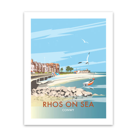 Rhos on Sea Art Print