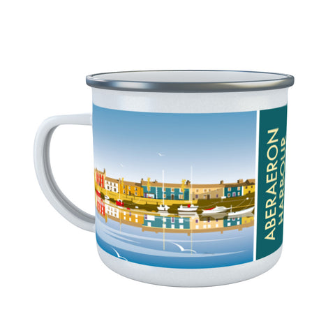 Aberaeron Harbour Enamel Mug