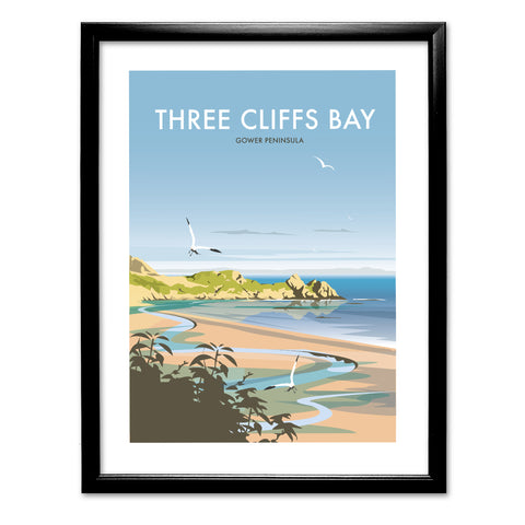 Three Cliffs Bay Art Print