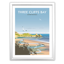 Load image into Gallery viewer, Three Cliffs Bay Art Print