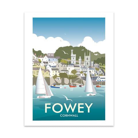 Fowey Art Print