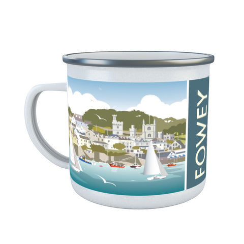 Fowey Enamel Mug