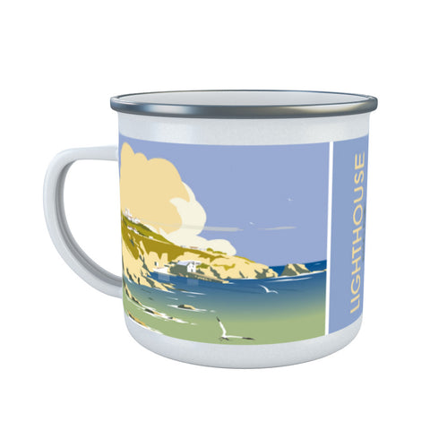 Lizard Point Lighthouse Enamel Mug