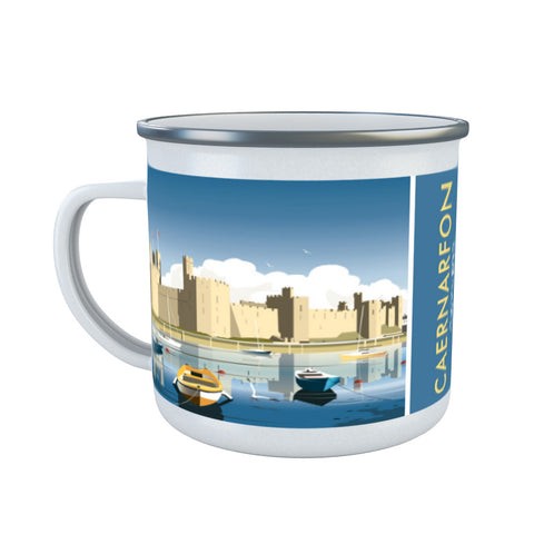 Caernarfon, Gwynedd Enamel Mug