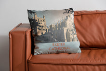 Load image into Gallery viewer, Exeter Cathedral, Devon Cushion