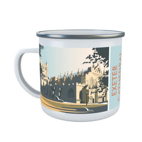 Exeter Cathedral, Devon Enamel Mug