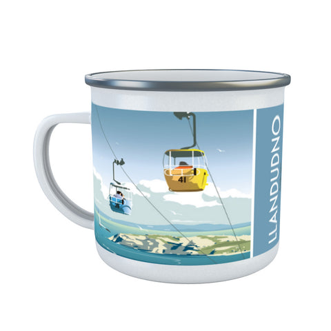 Llandudno, Conwy Enamel Mug