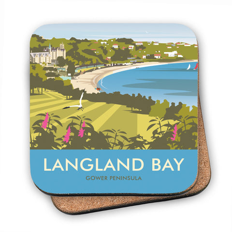 Langland Bay, Gower Peninsula - Cork Coaster
