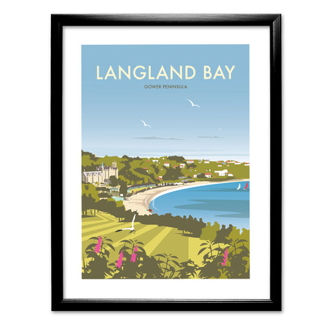 Langland Bay, Gower Peninsula - Fine Art Print