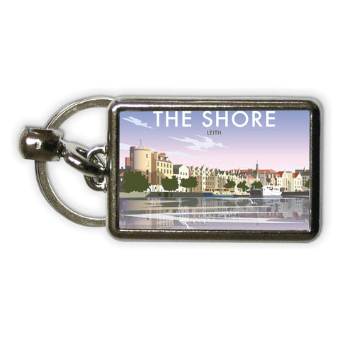 The Shore, Leith, Scotland Metal Keyring