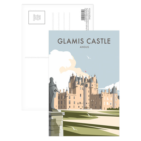 Glamis Castle, Angus, Scotland Postcard Pack of 8